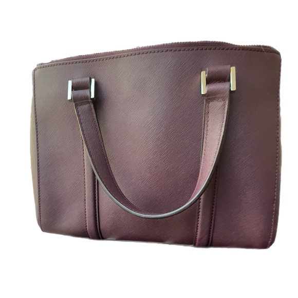 Kate Spade Burgundy Shoulder Cross Body Purse Bag Used Authentic - Picture 8 of 14